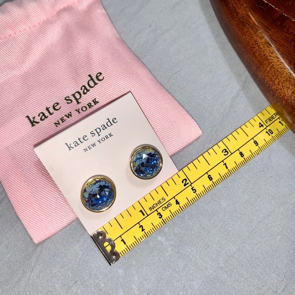 Kate Spade Blue Reflecting Pool Stud Earrings - Picture 14 of 16